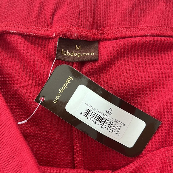 Fabdog Thermal Pajamas 20’’ and Human Bottoms size Women’s Medium - Picture 12 of 16